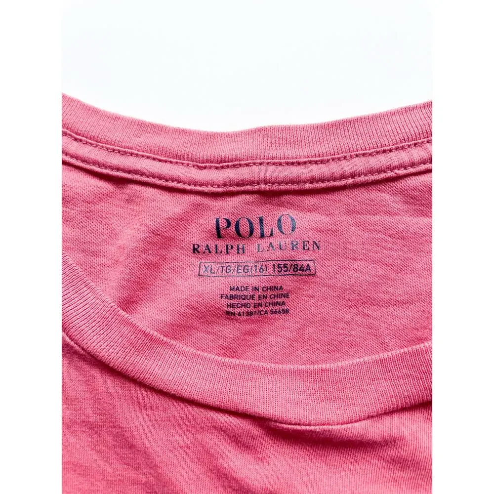 Girl's Polo Ralph Lauren T-shirt Size XL 16